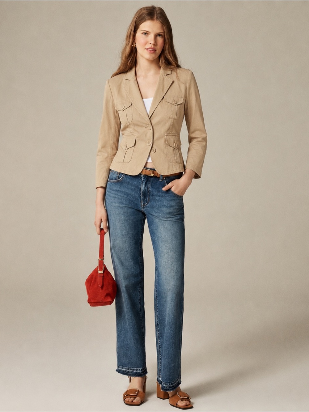 Banana Republic Linen Blazer